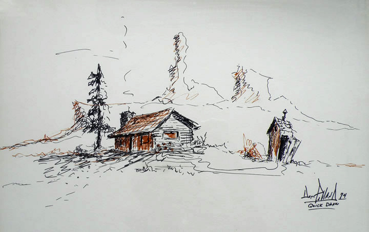 Quick Draw by Don Polland at the 1974 Phippen Museum Western Art Show and Sale